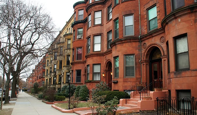 Victorian homes in Brookline, Boston