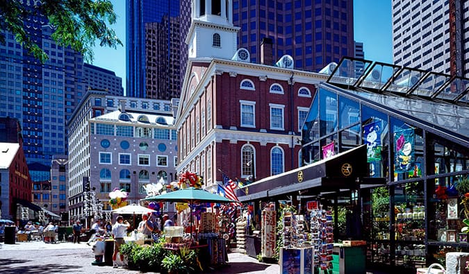 downtown Boston