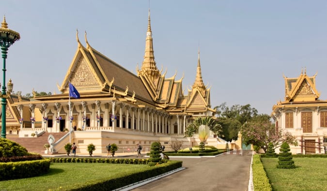 The Royal Palace in Phnom Penh, Cambodia