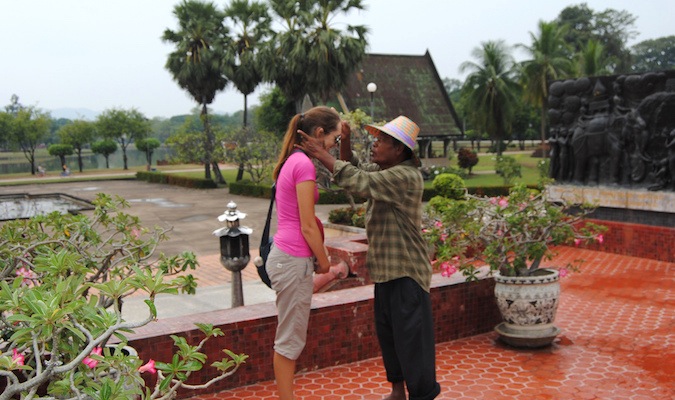 meeting an interesting woman in China