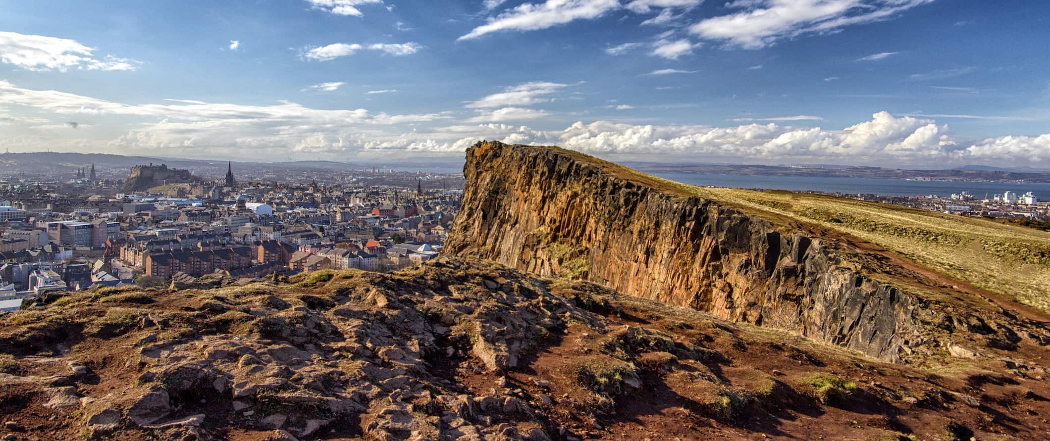 The historic buildings of Edinburgh and its charming skyline