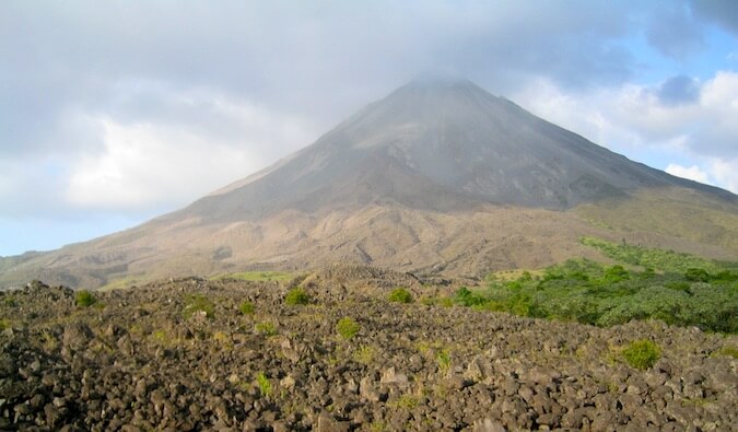 Arenal volcano in Costa Rica