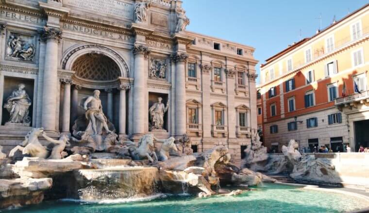 Trevi fountain in Rome