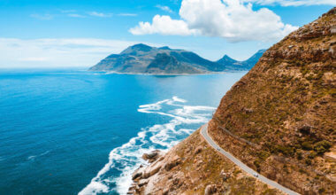 The coastal drive near Cape Town, South Africa