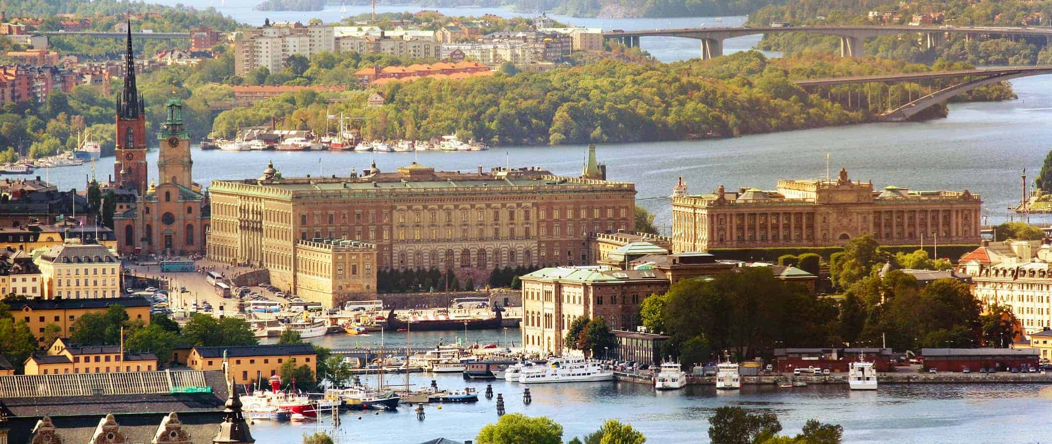 Stockholm aerial view