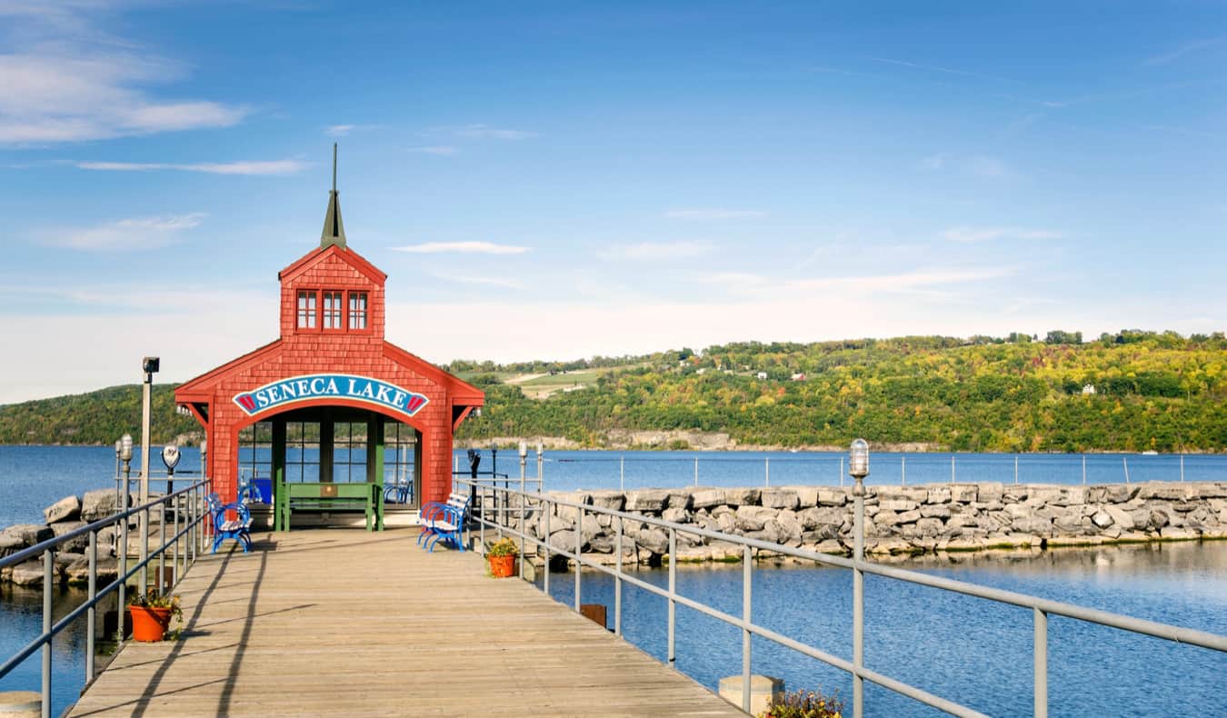 The picturesque Finger Lakes region of New York, USA